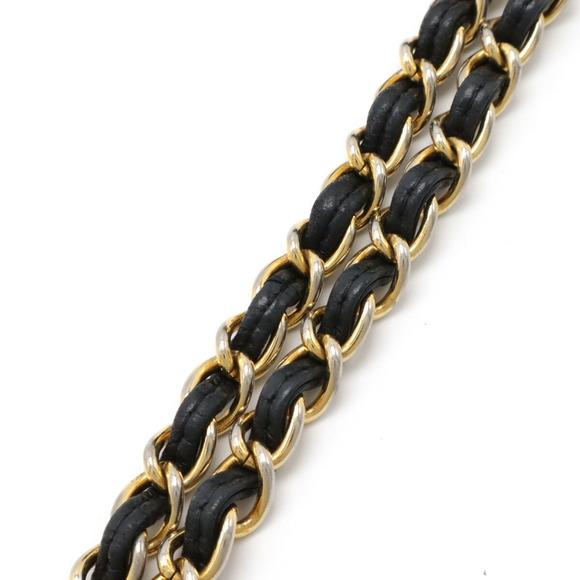 Chanel Matelasse Chain Shoulder Bag Leather Black - Picture 4 of 8